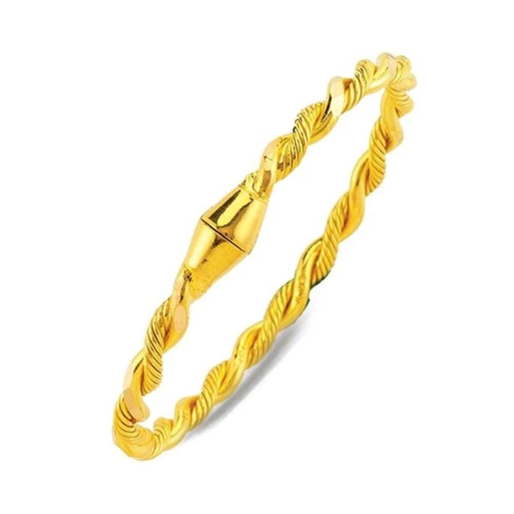 22 Ayar Erzurum Burma Altın Bilezik (İnce Model)