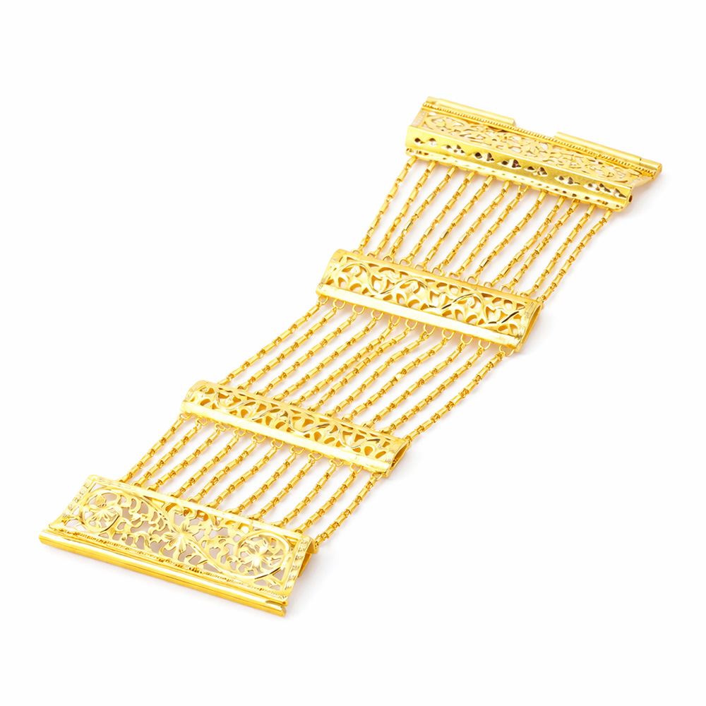 22 Ayar Urfa Akıtması  Altın Bileklik Altın Bileklik