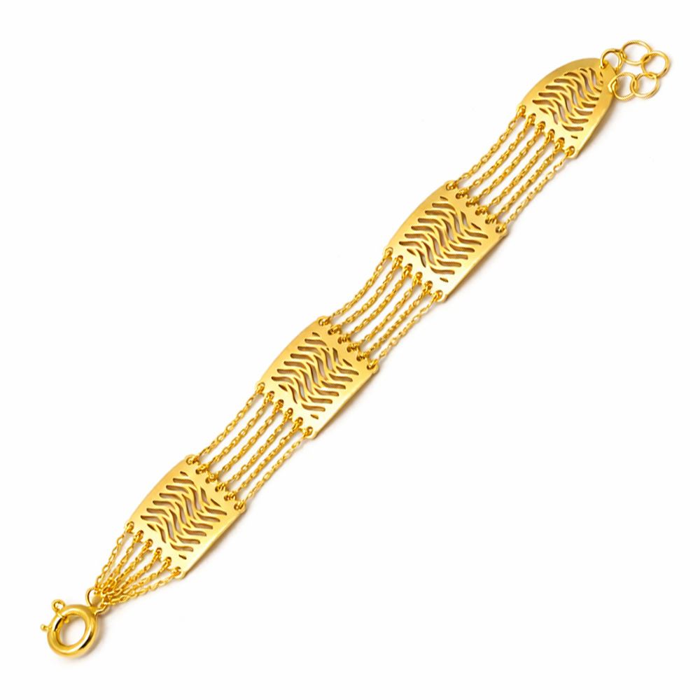 22 Ayar Urfa Akıtması  Altın Bileklik Altın Bileklik