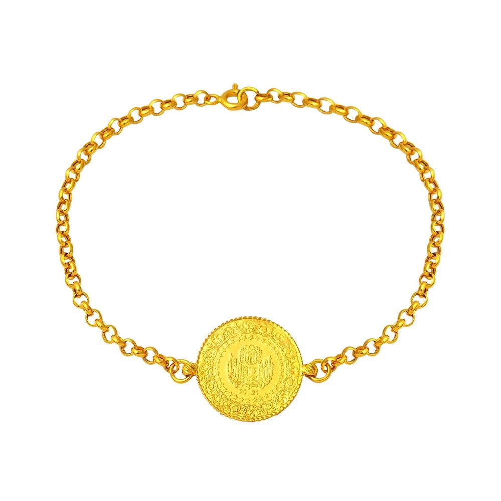 22 Ayar Çeyrek Altınlı  Altın Bileklik Altın Bileklik