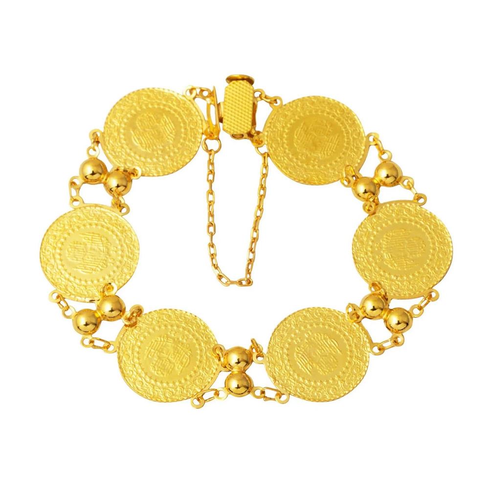 22 Ayar 6 Çeyrek Altınlı  Kelepçe Bileklik Altın Bileklik