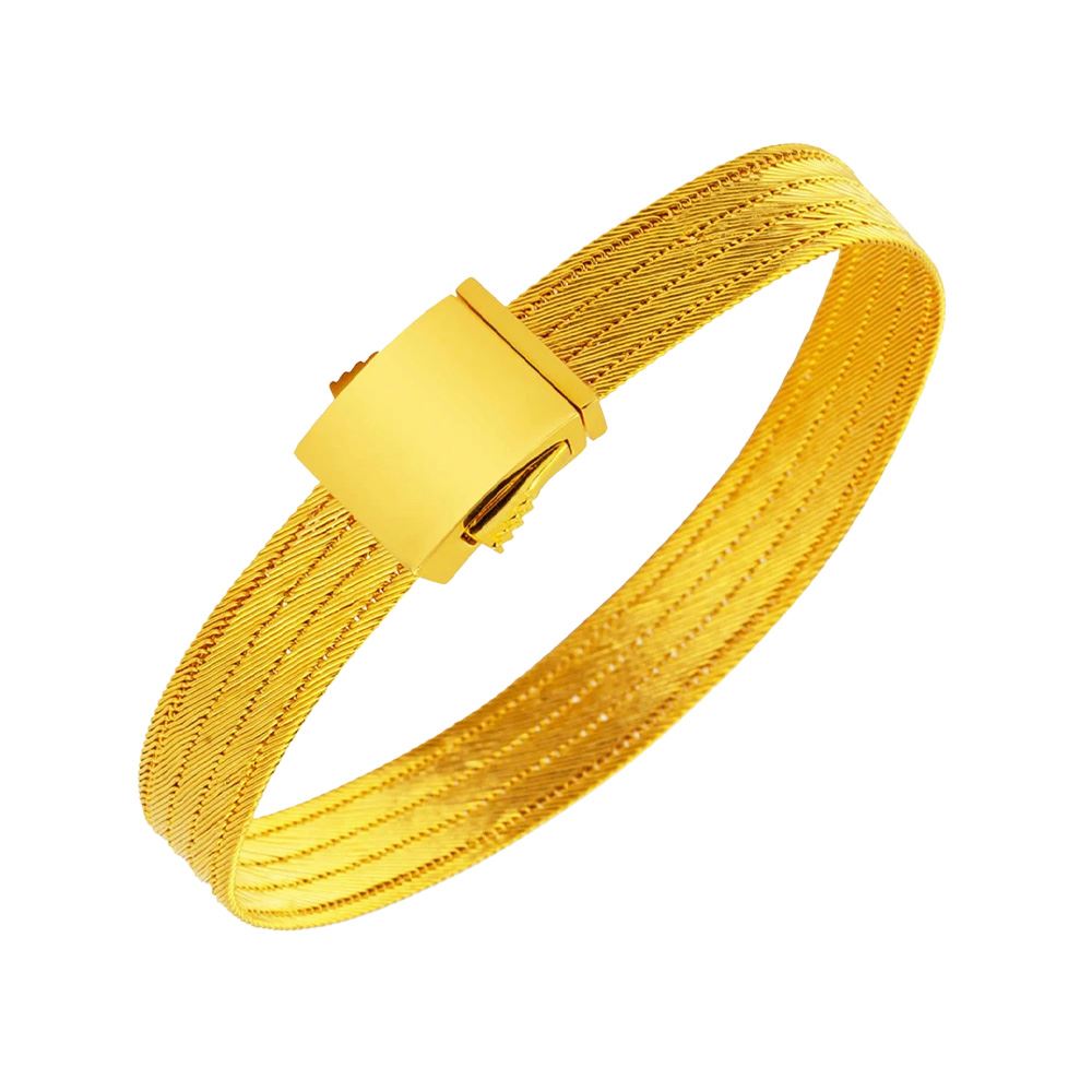 22 Ayar 5 Sıra Tokalı Trabzon Hasır Altın Bileklik Altın Bileklik