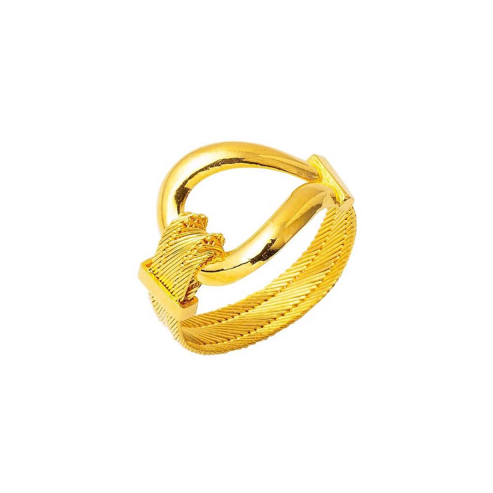 14 Ayar Toka Tasarım Trabzon Hasır Yüzük Altın Yüzük