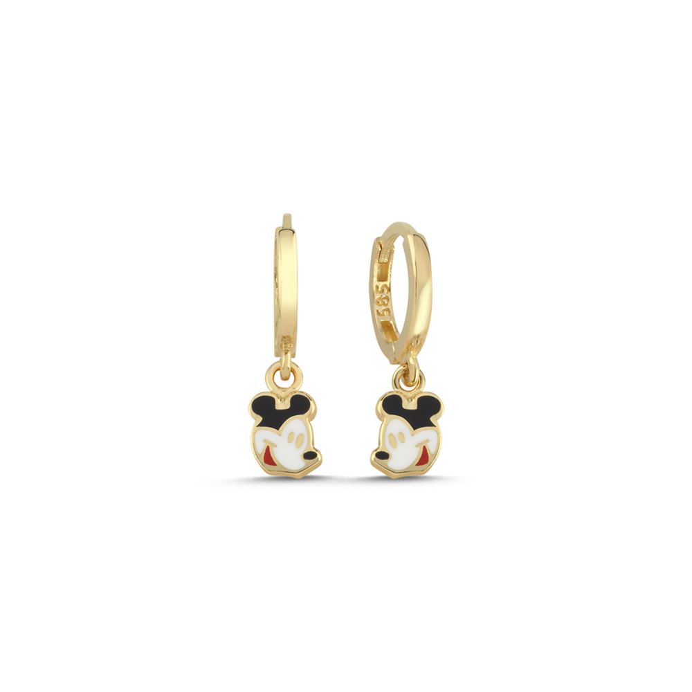 Mickey  Mouse Mineli Çocuk Küpe