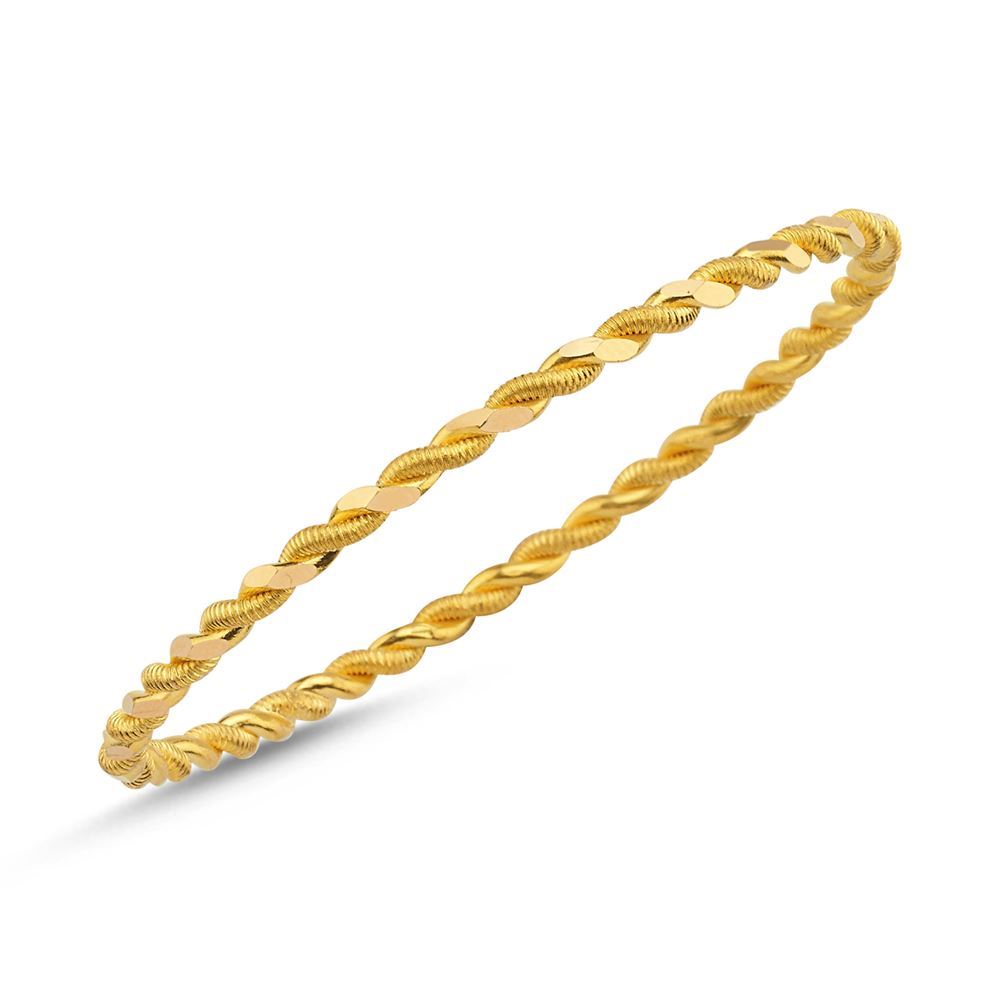 22 Ayar İkili Burma Altın Bilezik 25 Gr