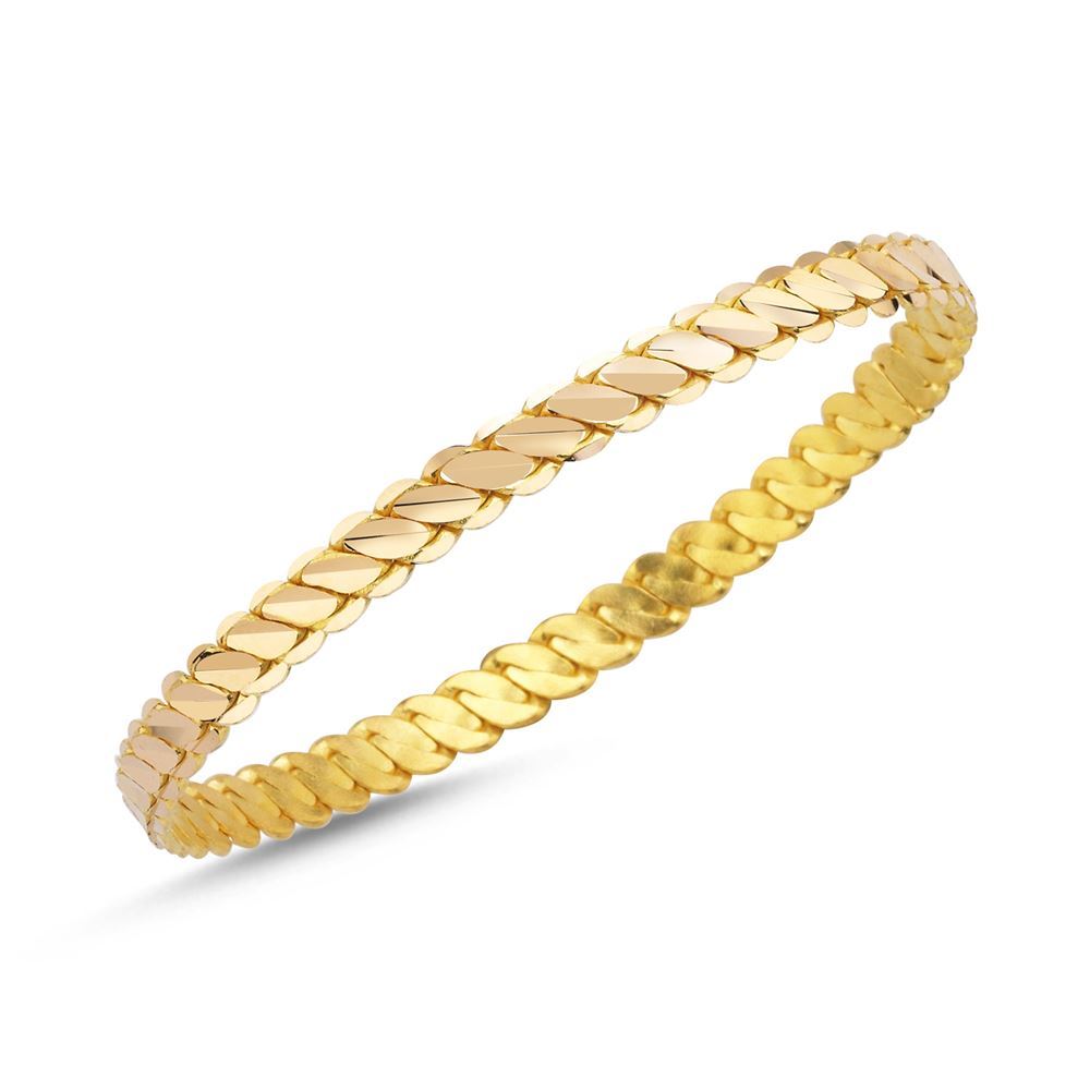 22 Ayar Üçlü Burma Altın Bilezik 20 Gr