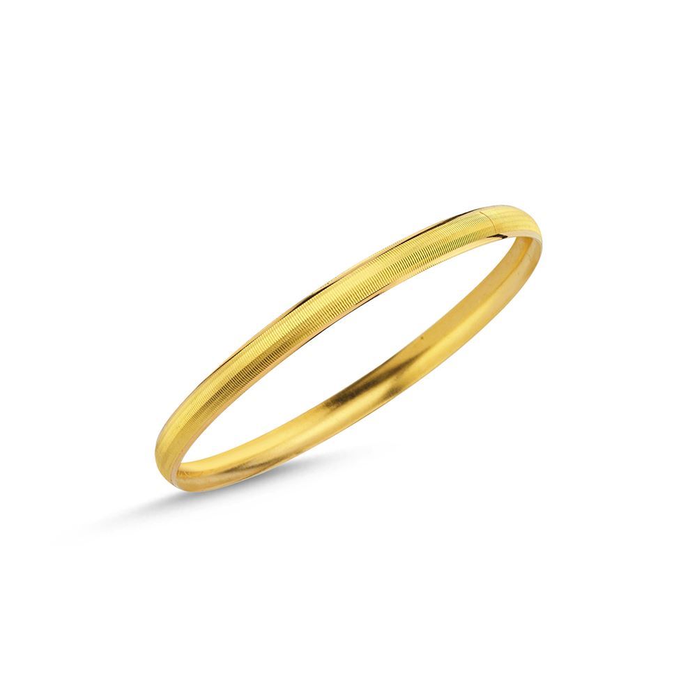 22 Ayar Hediyelik Altın Bilezik 6mm 6 Gr