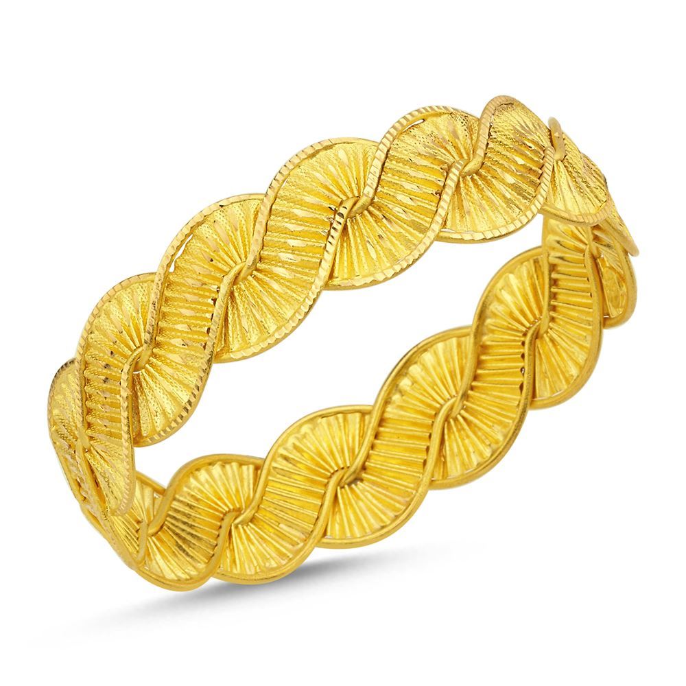 22 Ayar Mevlana Örme Altın Bilezik 32 Gr