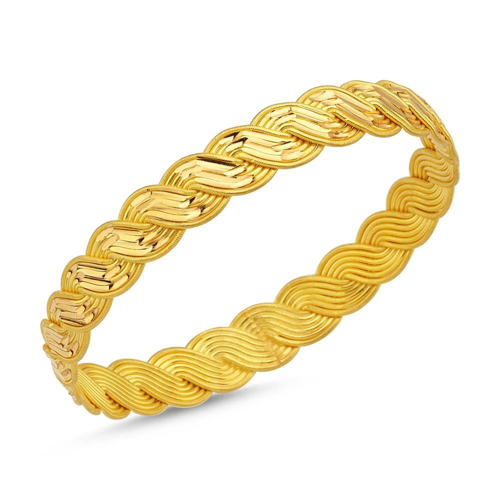 22 Ayar Altılı Örme Altın Bilezik 30 Gr