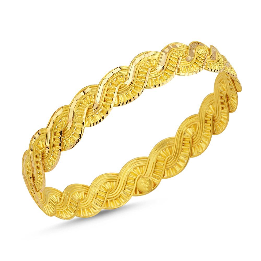 22 Ayar Örme Altın Bilezik 25 Gr