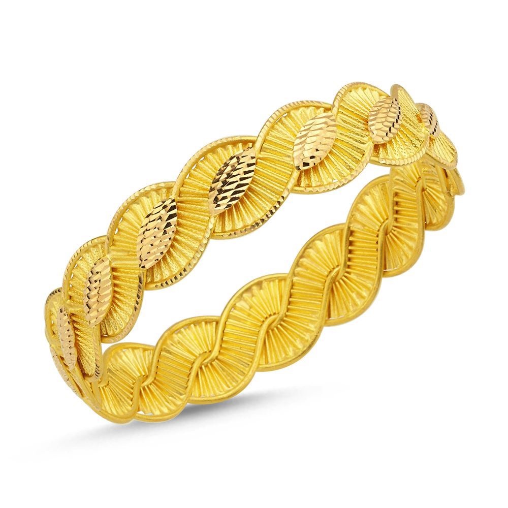 22 Ayar Badem Örme Altın Bilezik 25 Gr