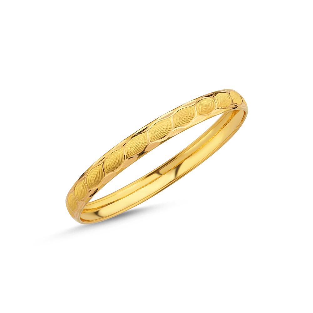 22 Ayar Şarnel Altın Bilezik 8mm 9 Gr