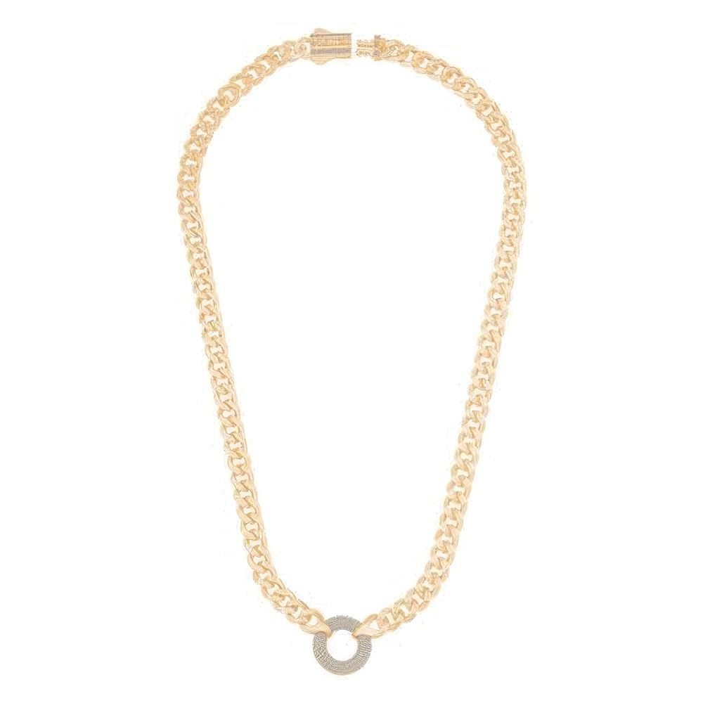 Taşlı Halka Gurmet Zincir 45Cm-7Mm