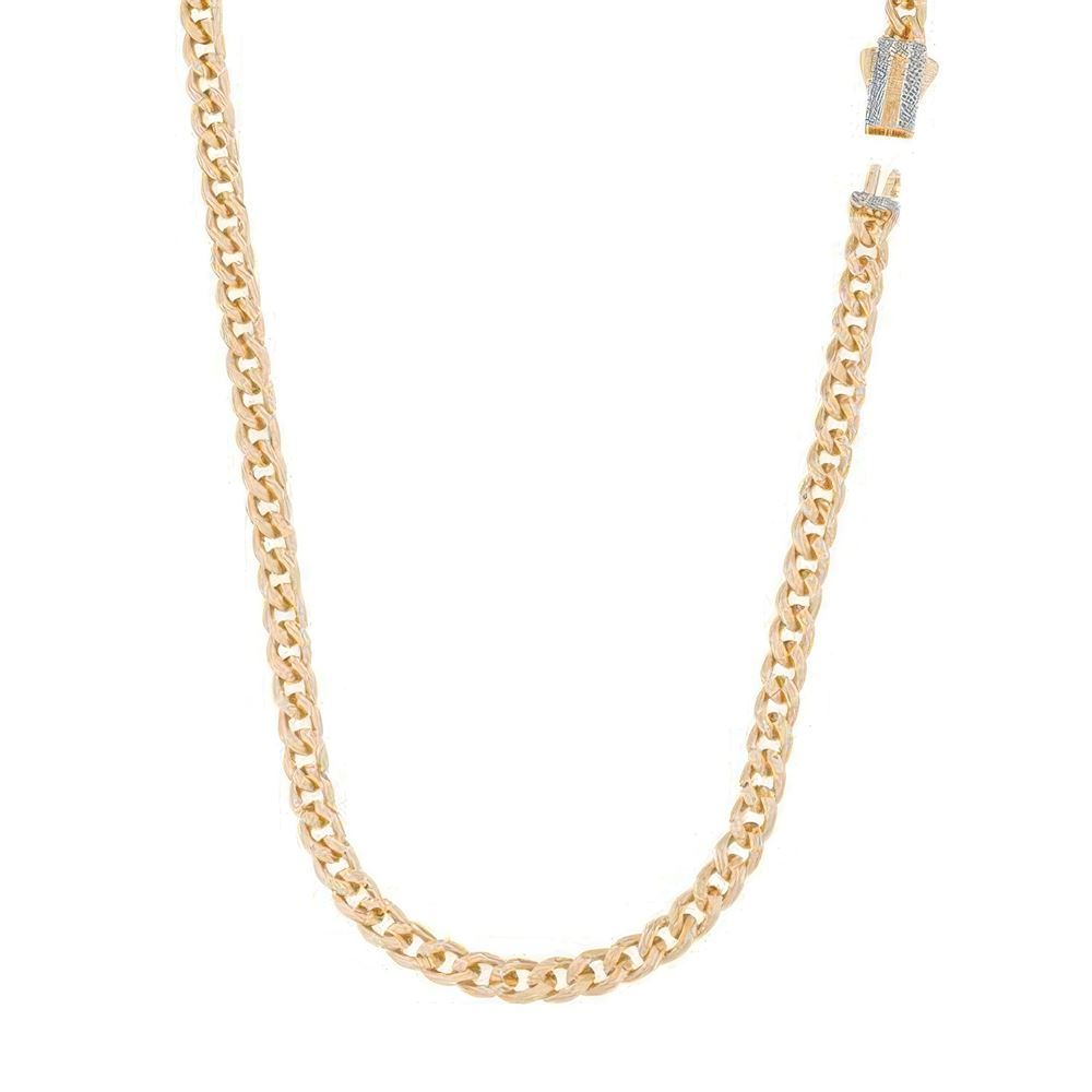 5Mm Altın Gurmet Zincir 45Cm