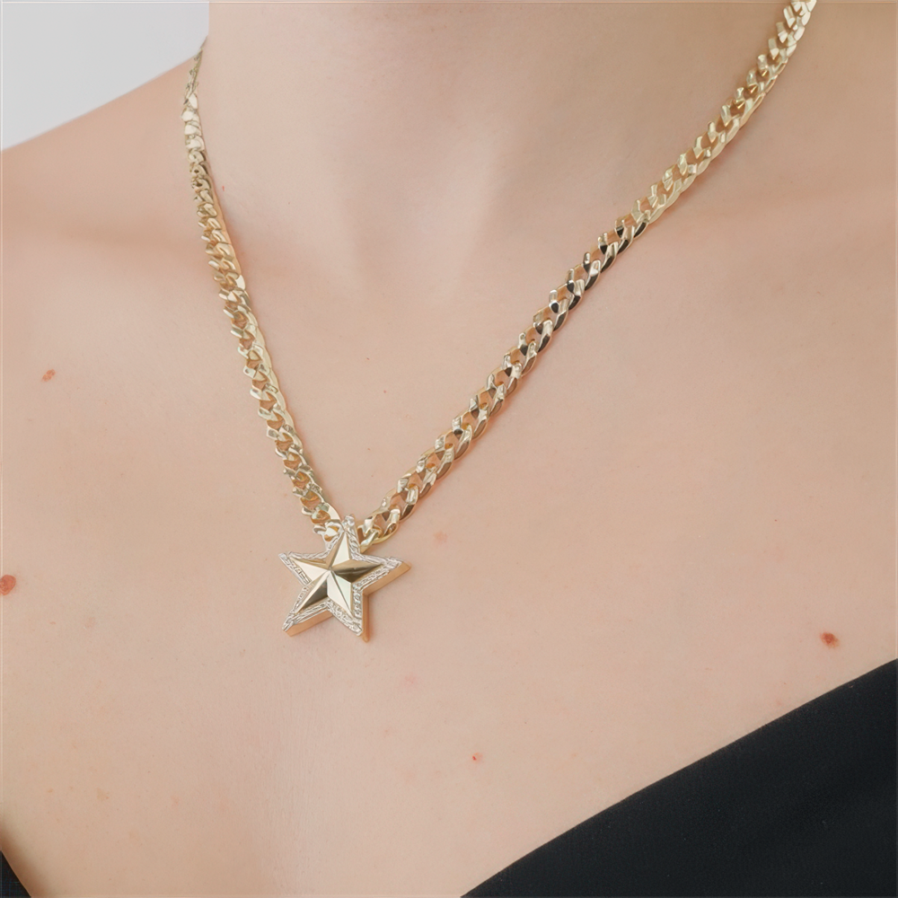 Yıldız Gurmet Kolye 45Cm Zincir