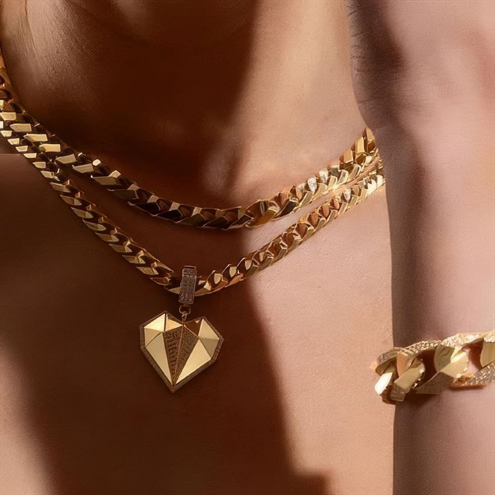 9Mm Piramit Gurmet Zincir 45 Cm