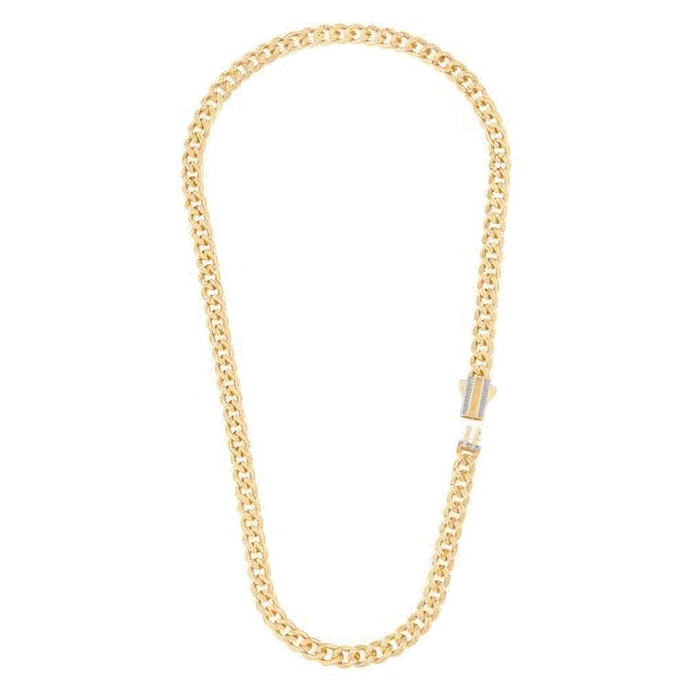 7Mm Altın Kalemli Gurmet Zincir 45Cm