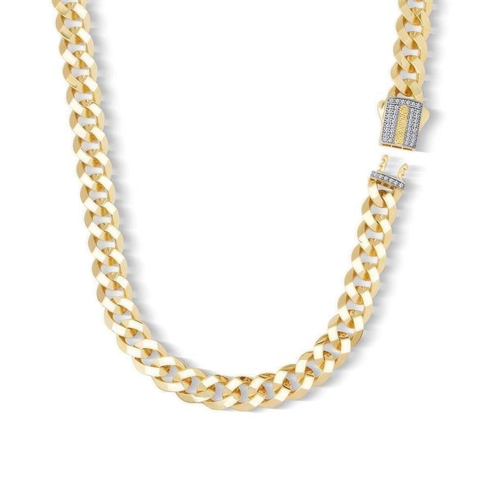 11Mm Altın Gurmet Zincir 45Cm