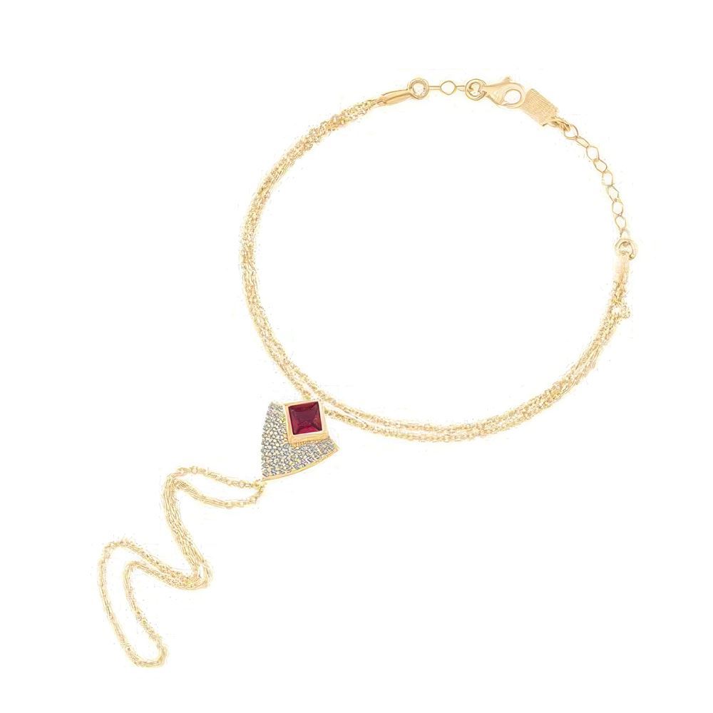 Taşlı Geometrik Kalkan Şahmeran