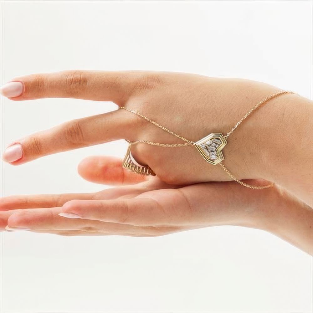 Baget Taşlı Kalp Şahmeran