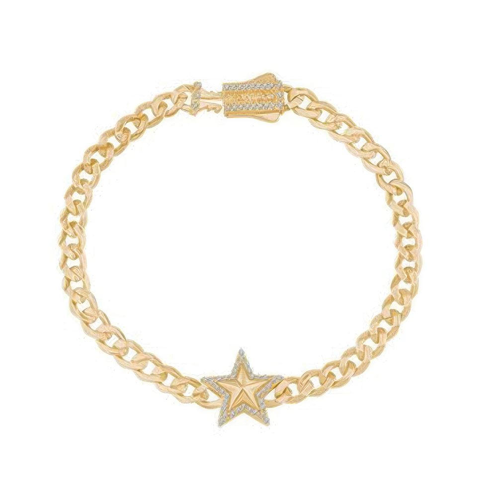 Taşlı Yıldız Gurmet Bileklik 18CM