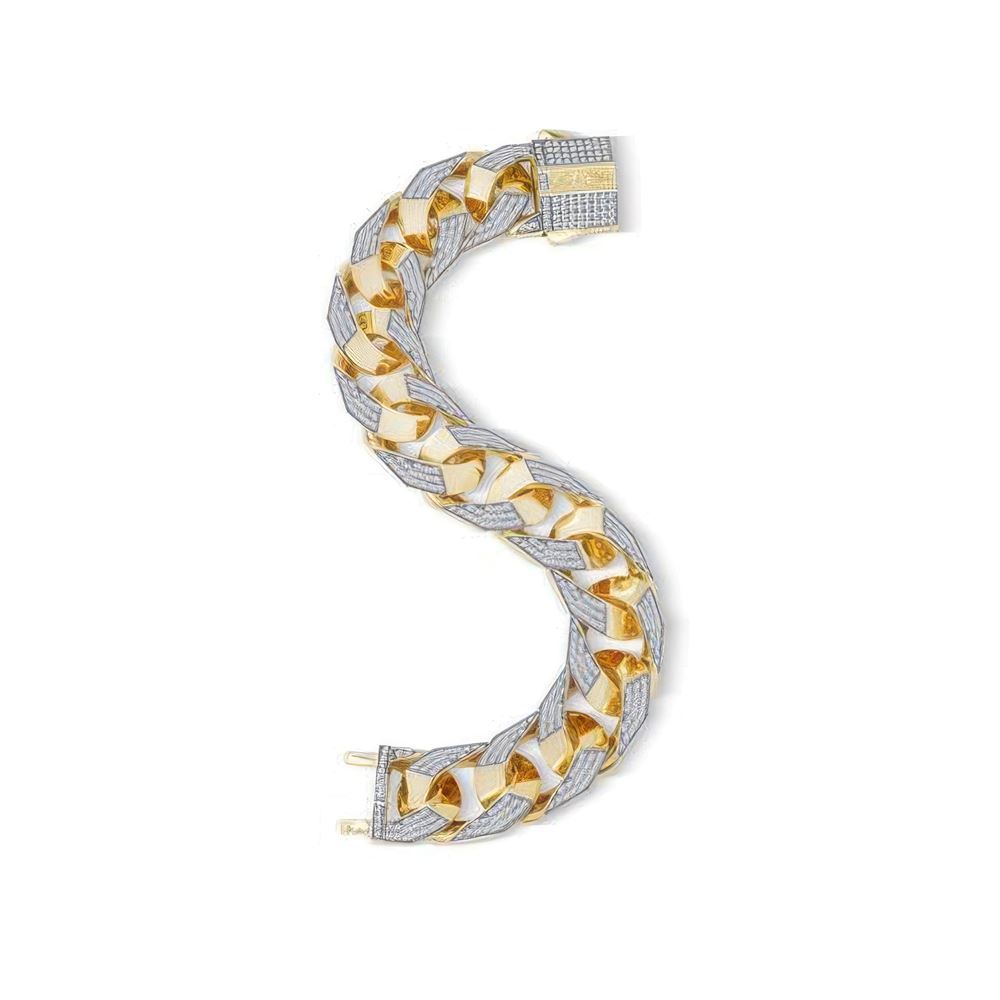 15 Mm Taşlı Piramit Gurmet Bileklik 18CM