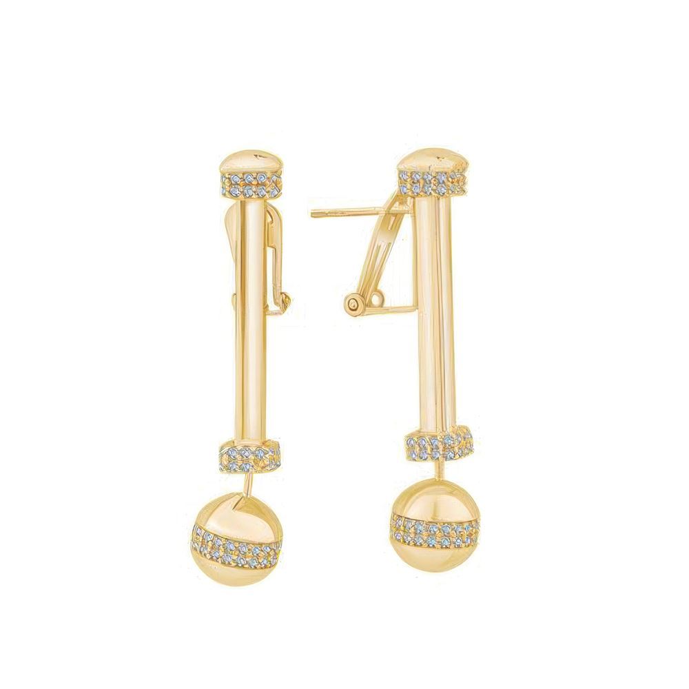 Golden Soul Taşlı Küpe