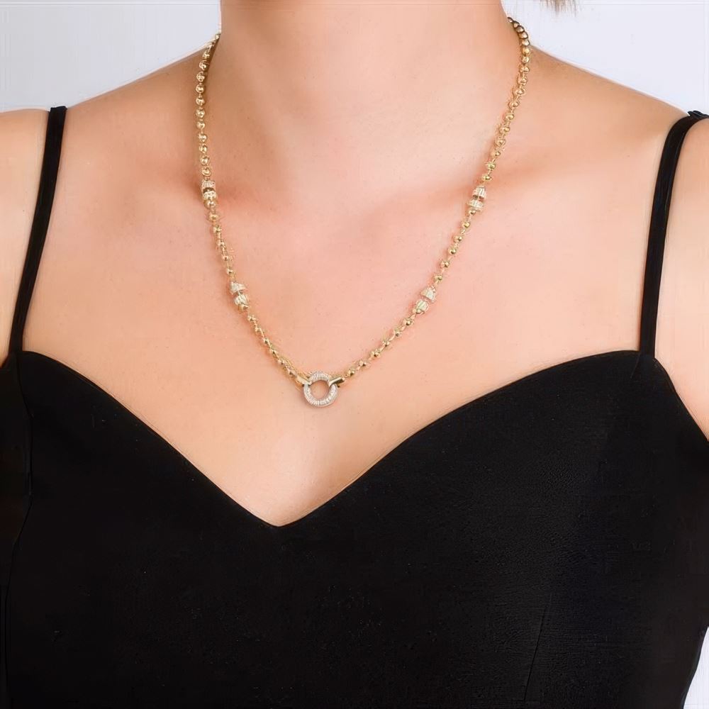 Çağla X Ema Tasarım Kolye 50Cm Zincir