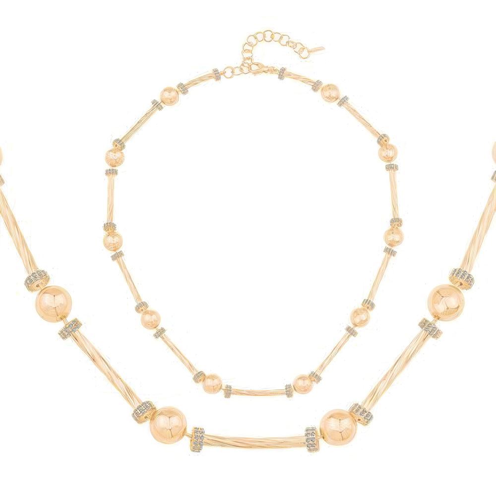 Burgu Silindir Kolye 43 Cm Zincir