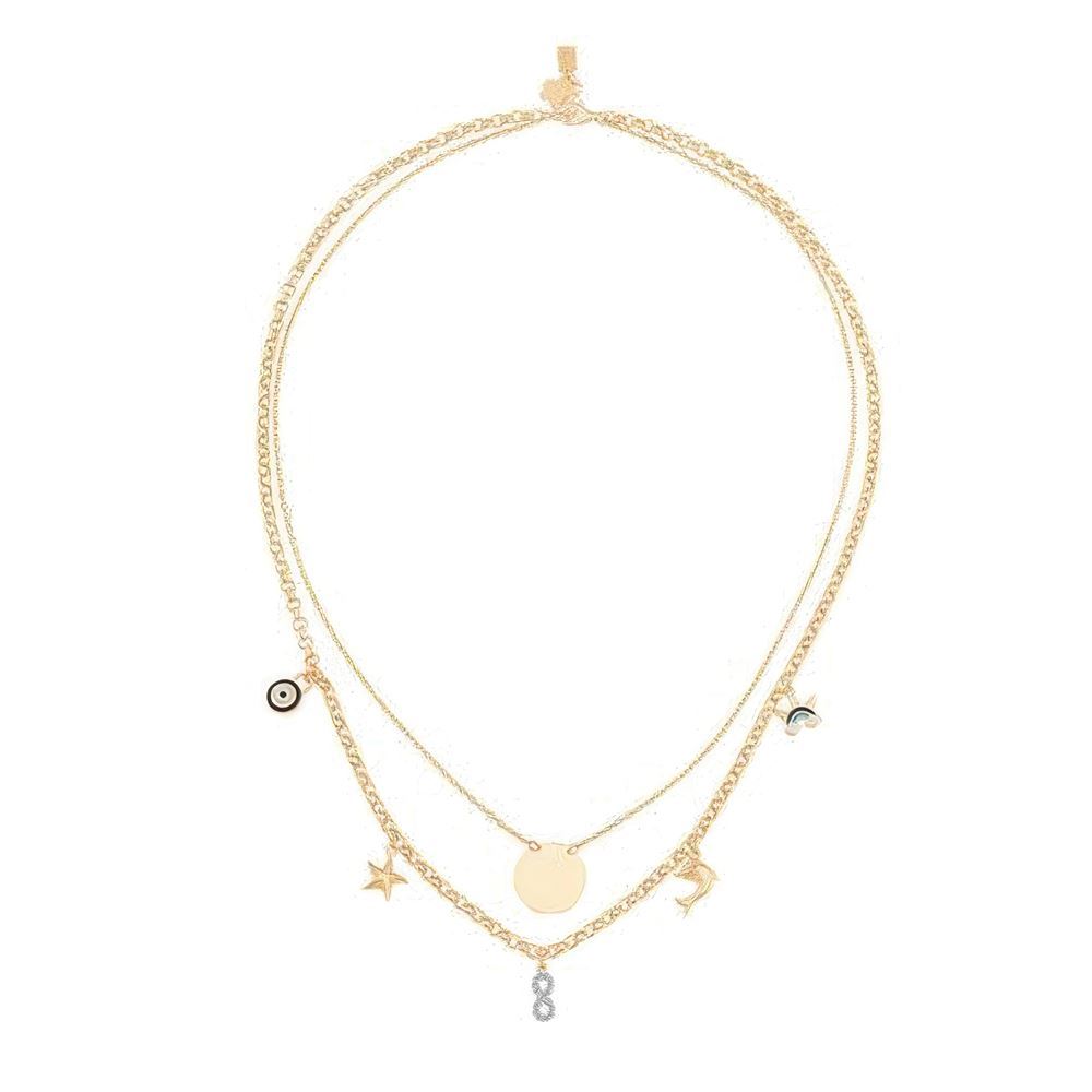 İsim Yazılabilen Şans Kolye 50 Cm Zincir