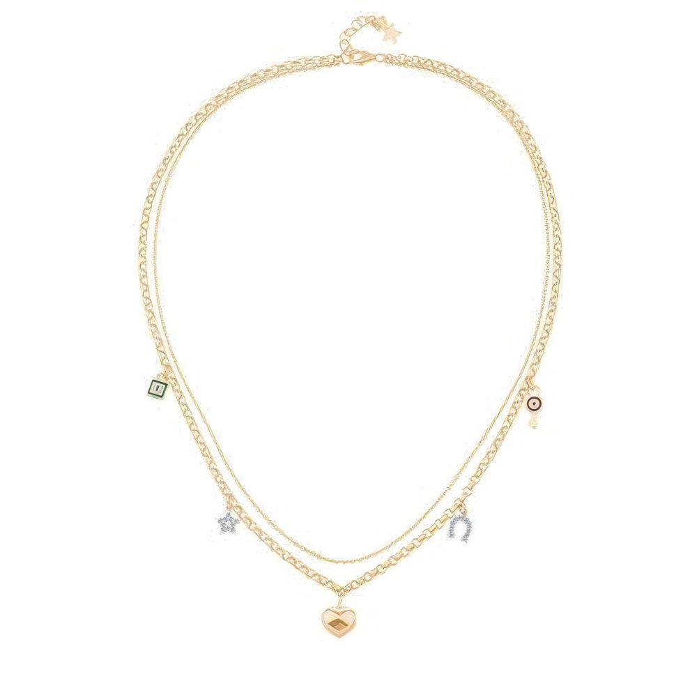 Kalp Şans Kolye 50 Cm Zincir