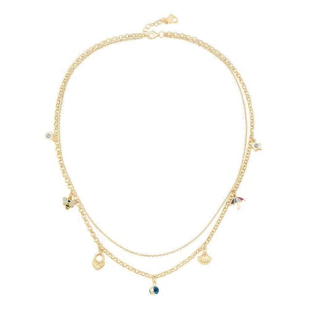 Nazar Boncuklu Şans Kolye 50 Cm Zincir