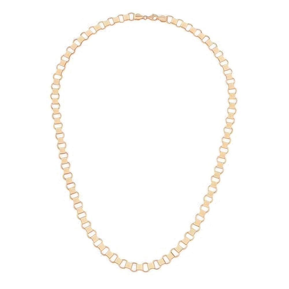 Halka Zincir Altın Kolye 50 Cm Zincir