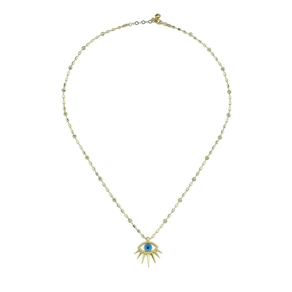 Nazar Boncuklu Kolye 60Cm Zincir
