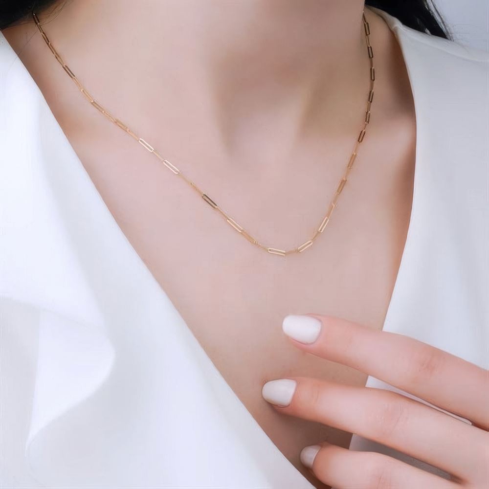 Altın Trend Zincir 42Cm Zincir