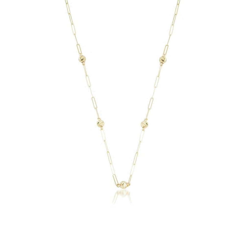 Top Top Altın Zincir Kolye 42Cm Zincir