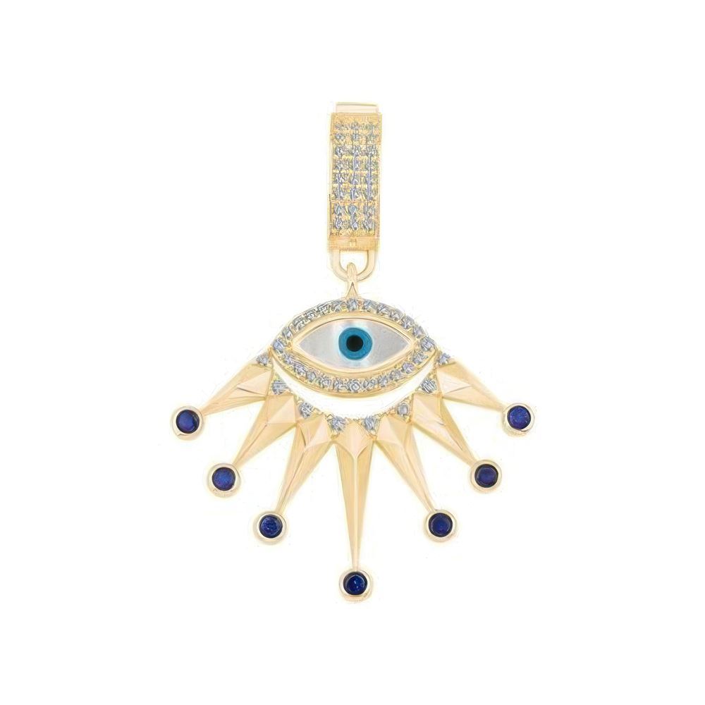 Pembe Taşlı Nazar Göz Charm