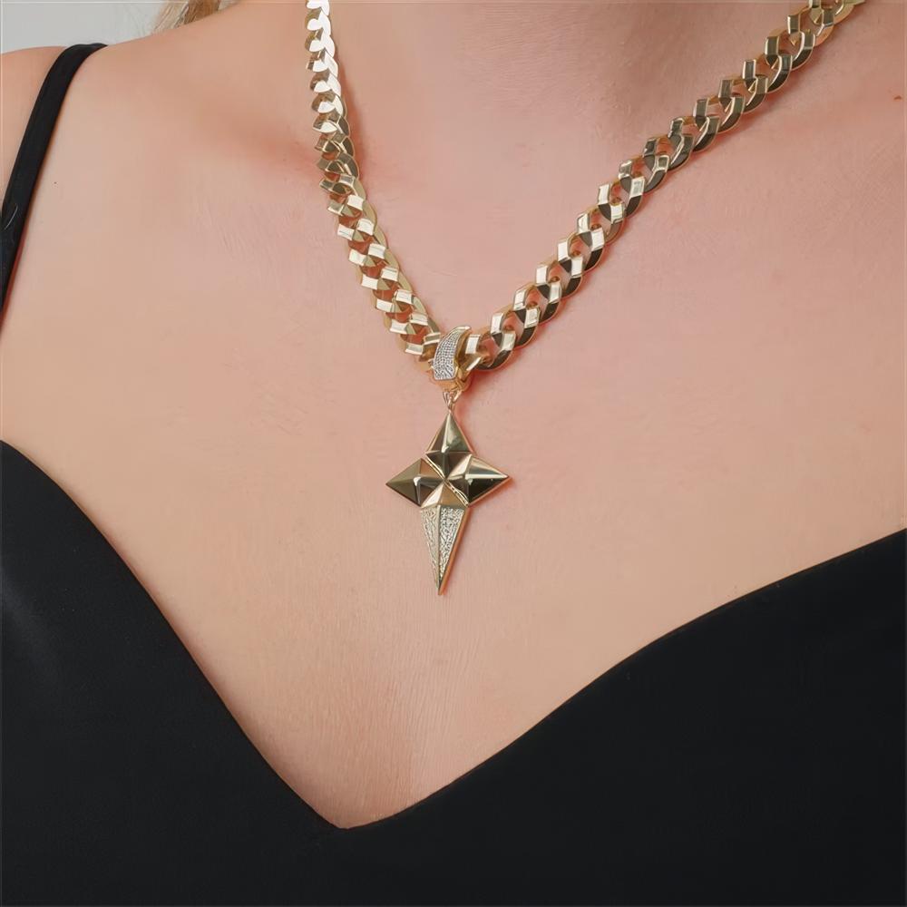 Hareketli Geometrik Yıldız Charm