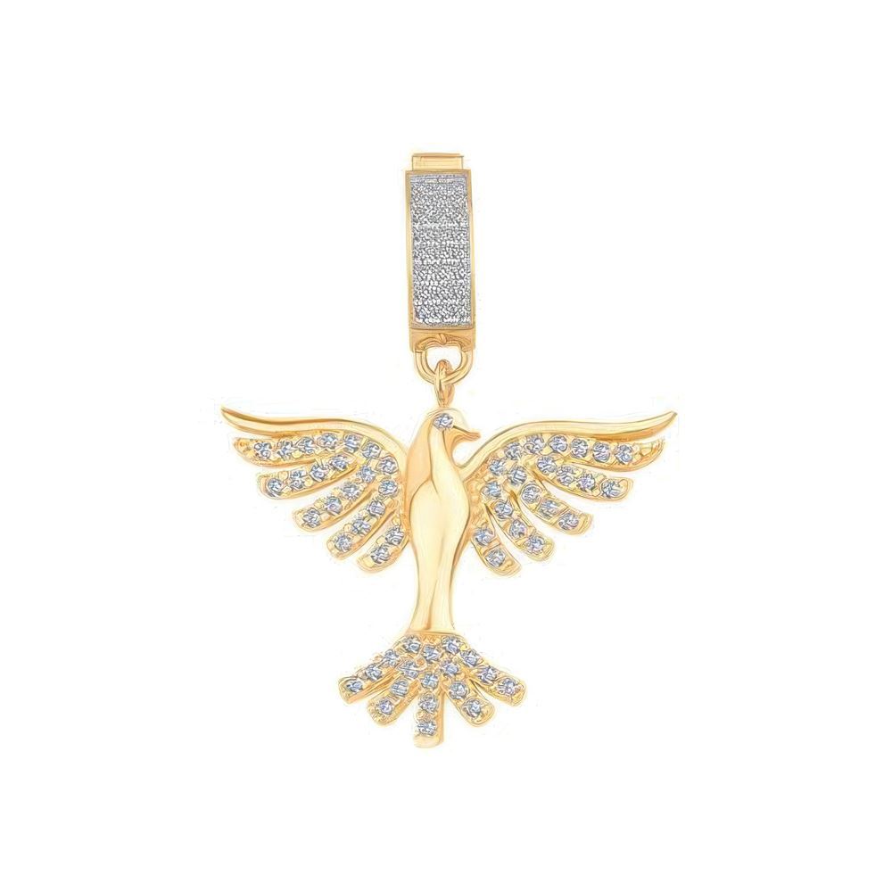 Siyah Anka Kuşu Charm