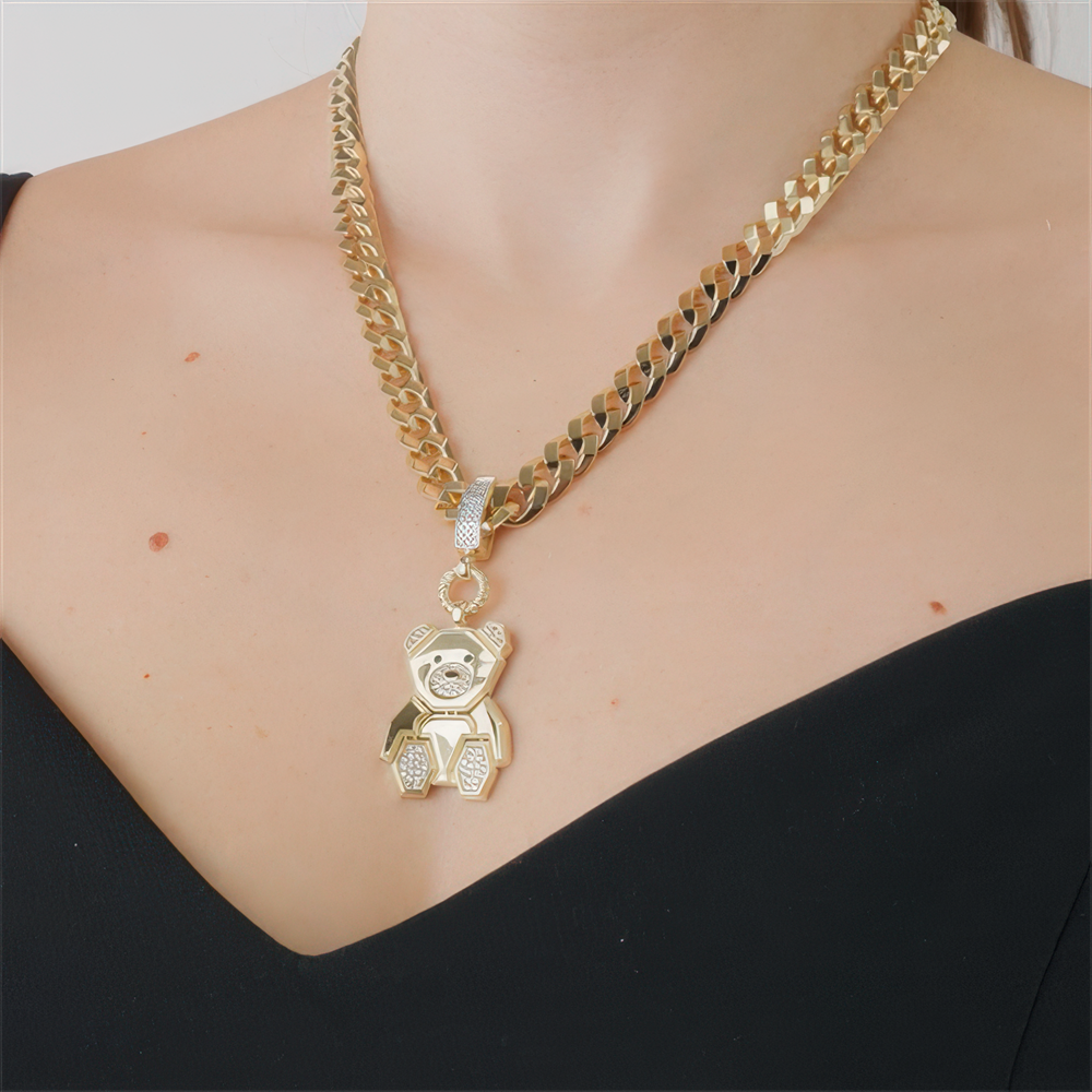 Taşlı Ayıcık Charm