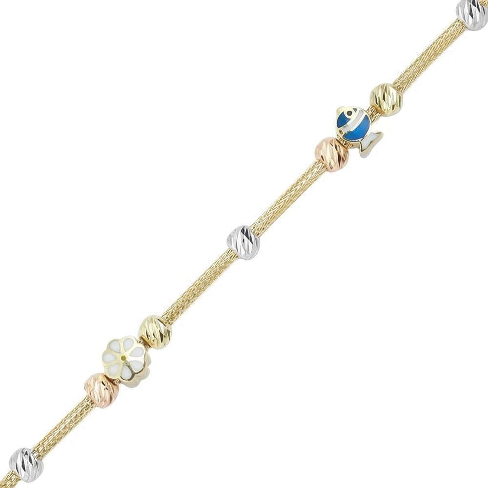 Balık Mineli Çocuk Bilekliği 15Cm Bileklik