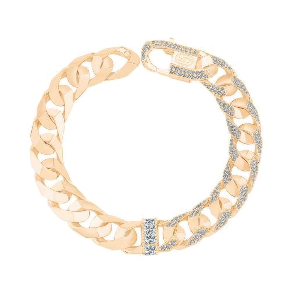 Taşlı Piramit Gurmet Bileklik 18cm