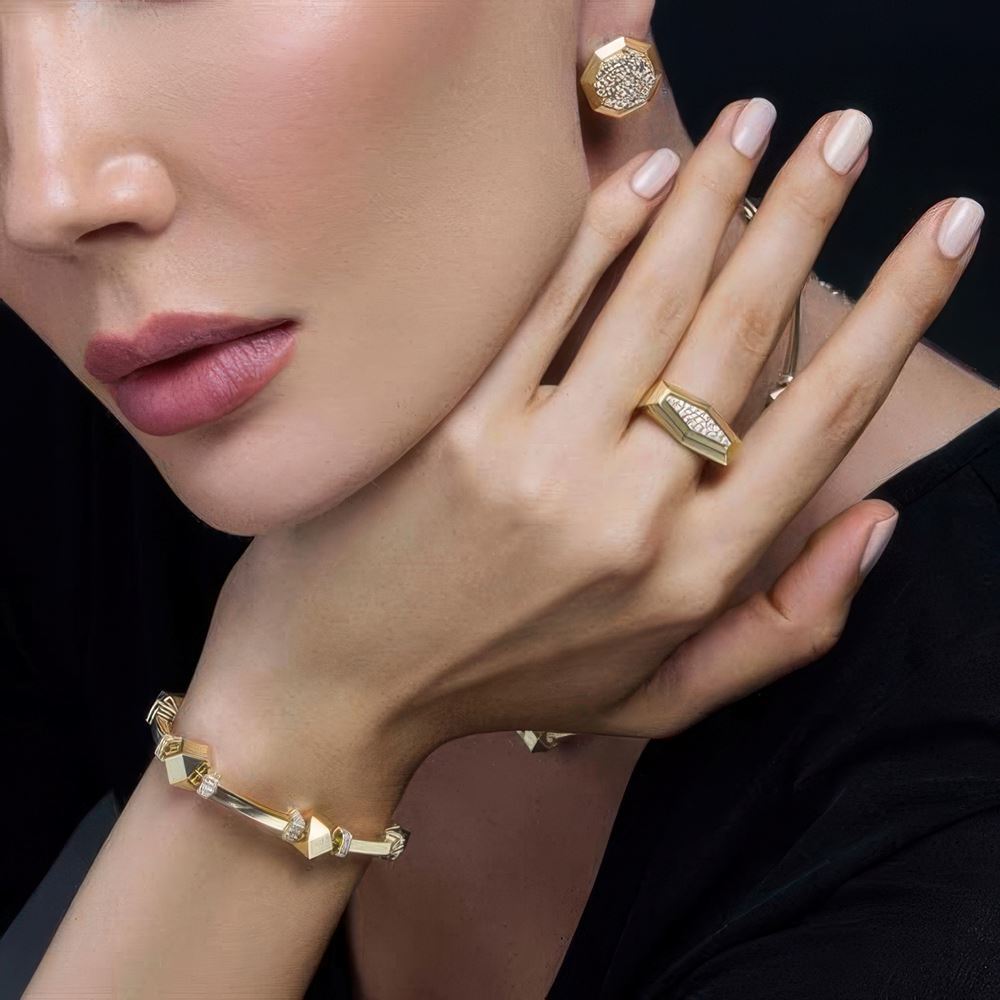 Geometrik Silindir Bileklik 18CM