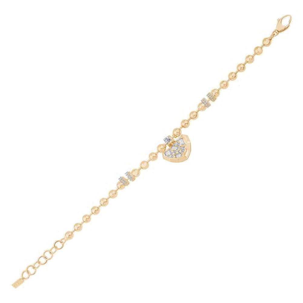 Baget Taşlı Top Bileklik 18CM