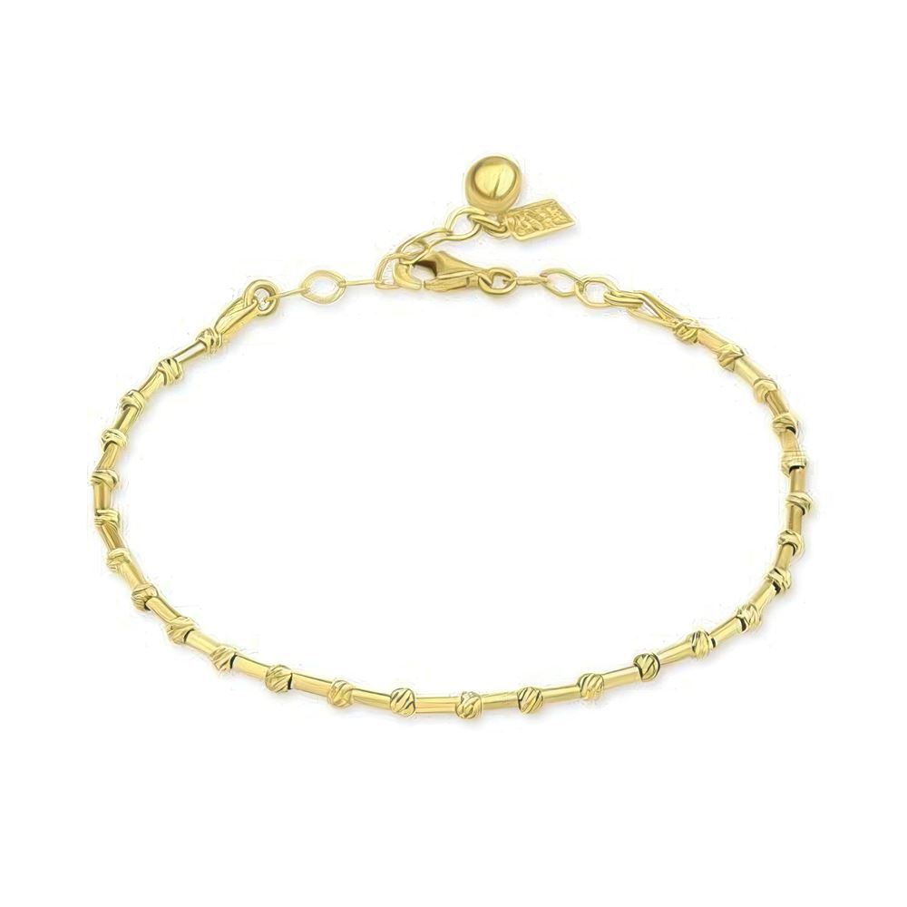 Silindir Top Altın Bileklik 18CM