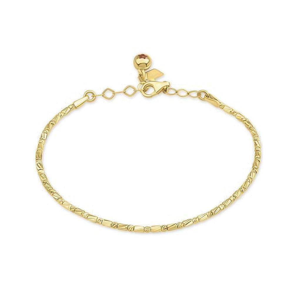 Top Top Silindir Altın Bileklik 18CM