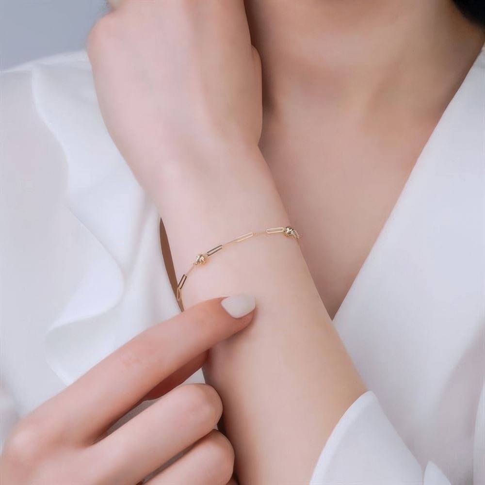 Top Top Altın Bileklik 18CM