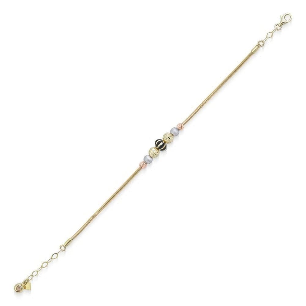 14 Ayar Altın Trend Bileklik 18CM