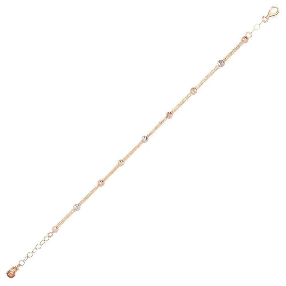 Altın Top Top Bileklik 18CM