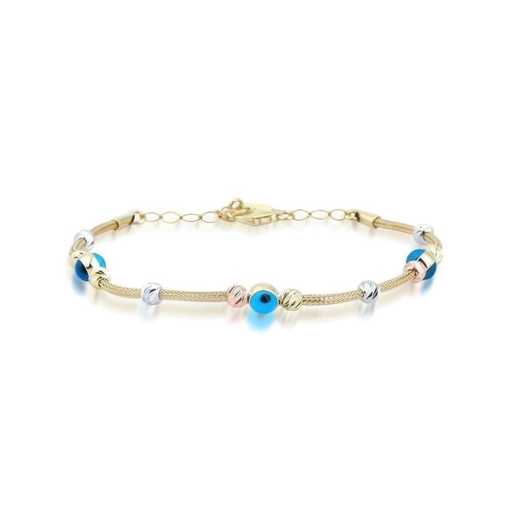 Anne Çocuk İkili Set Altın Bileklik Anne 19Cm Çocuk 14Cm